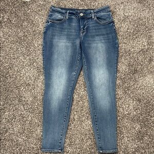 Maurices Blue Ankle Cropped Jeans with Slim Fit